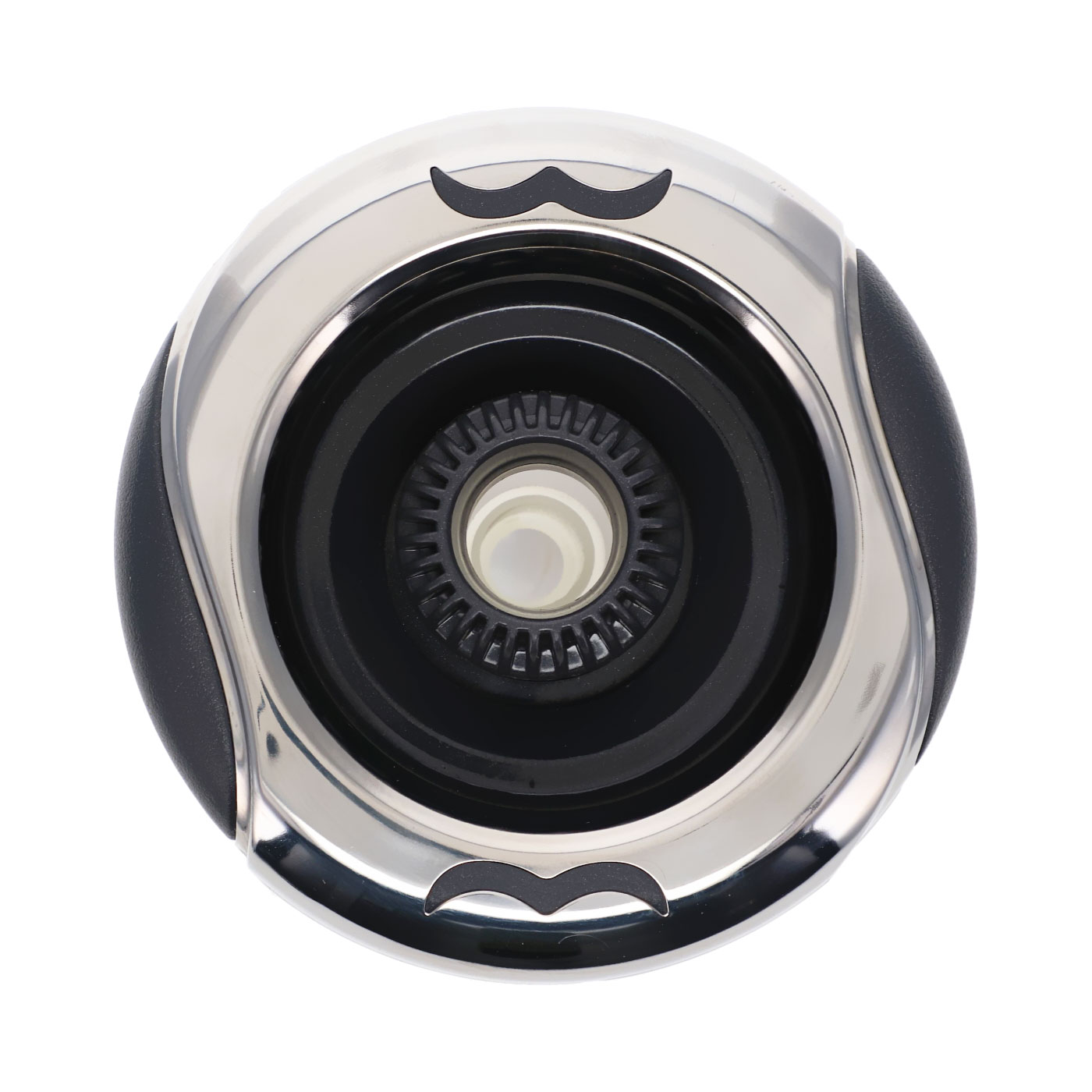 Jet Wellis à clipser 5" (127mm) - directionnel - 1 trou côtelé - gris foncé V1