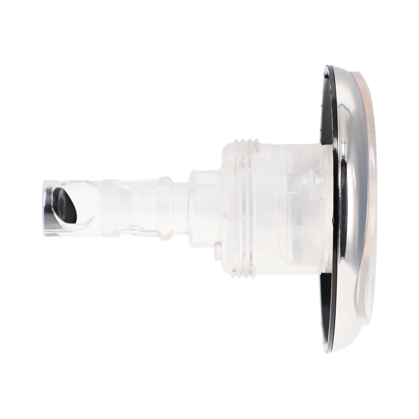 Jet Wellis directionnel 3" (84 mm) - ABS transparent/INOX