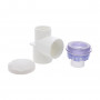 Diffuseur d'aromathérapie ABS Blanc/transparent pour tuyaux 1.5" (48.5mm)