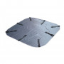 Couverture et tapis clipsable pour spa carré MSPA 6 places