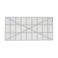 Vorfilerplatte für Skimmer Jazzi Doppel-Filter (420x205x8 mm)