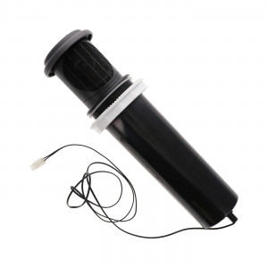 Black pop-up speaker for spa