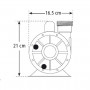 Iron Might - 1/8 HP Circulation Pump Without supply cable Without union connectors