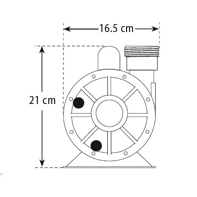 Iron Might - 1/8 HP Circulation Pump Without supply cable Without union connectors