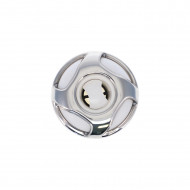 Jet Waterway Cluster Storm (ø58mm) - Screw-in Swirl - Twin Roto - White/Stainless Steel
