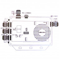 Electric box for TV screen motor