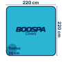 Pack Spa Cover 220x220 R20cm + Coverplate 4 cover lifter