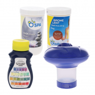 Complete spa disinfection kit - shock bromine