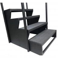 Escalier Spa de Nage 4 marches - Accès de face