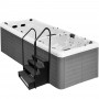 Swim Spas 4-Tier Step - Front-facing Access