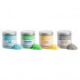 The 4 Elements Bath Salt crystals Luxury spa box-set
