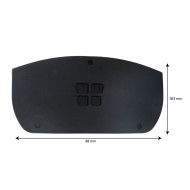 Right headrest EVA820 for spa