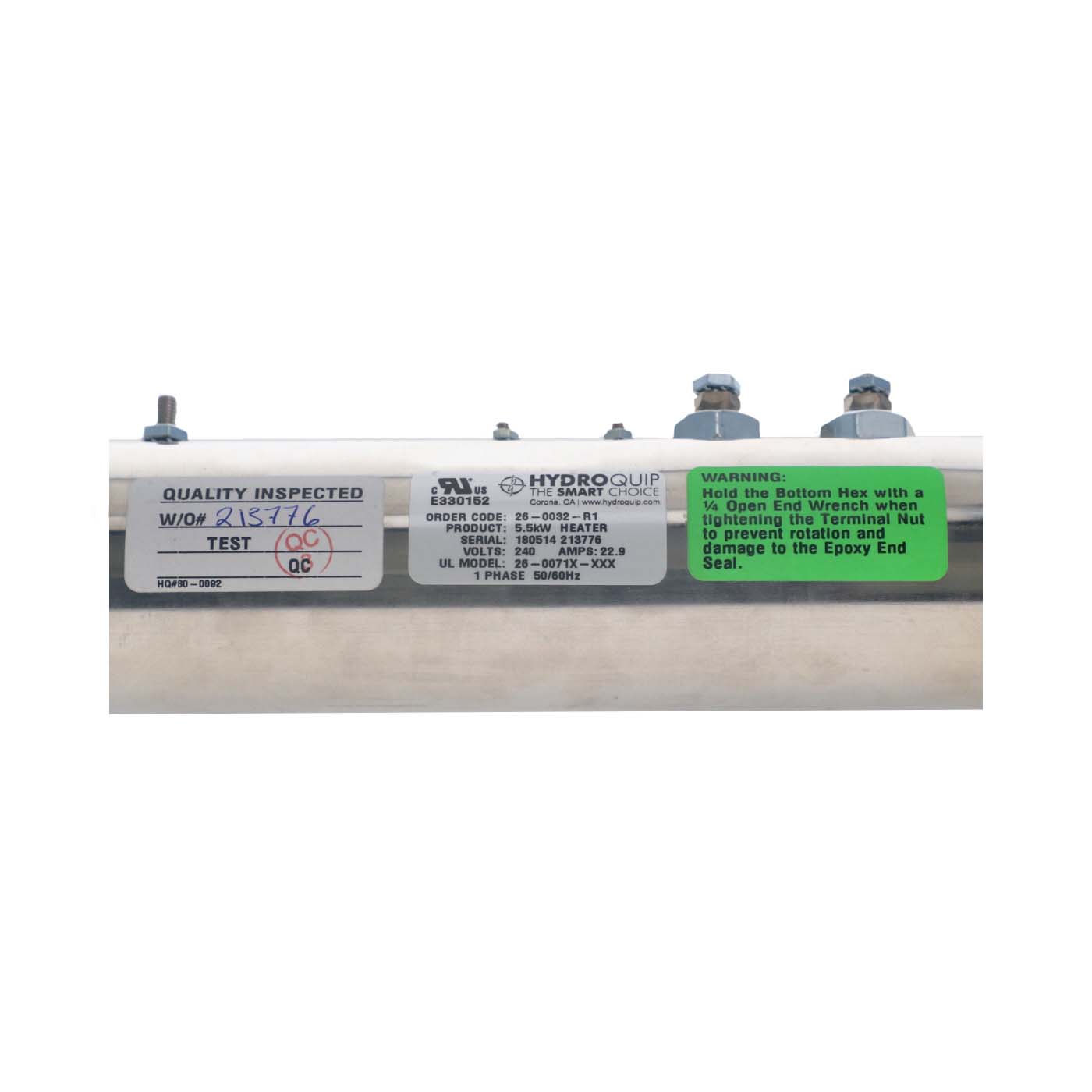 Réchauffeur spa Hydroquip C2550-0309ET
