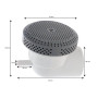 Bonde d'aspiration 1.5" en ABS