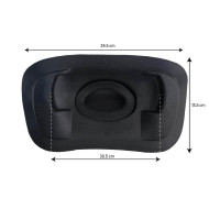 Right headrest EVA142 for spa