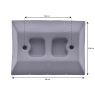 Corner headrest AF00031 for Wellis® spa