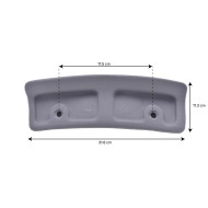 Corner headrest AF00034 for Wellis® spa