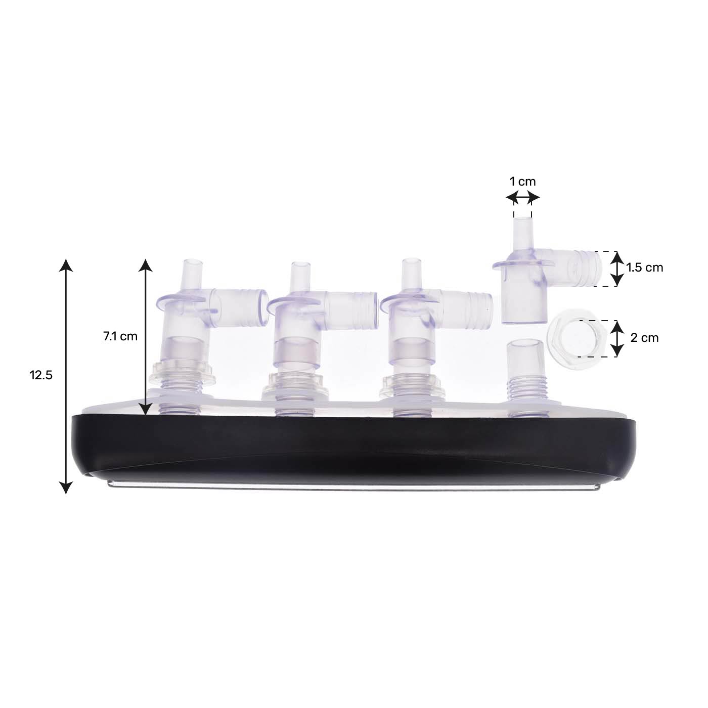 Cascade 28cm JNJ Noire - 4 connecteurs