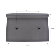 Appui-tête carré gris clair pour spa