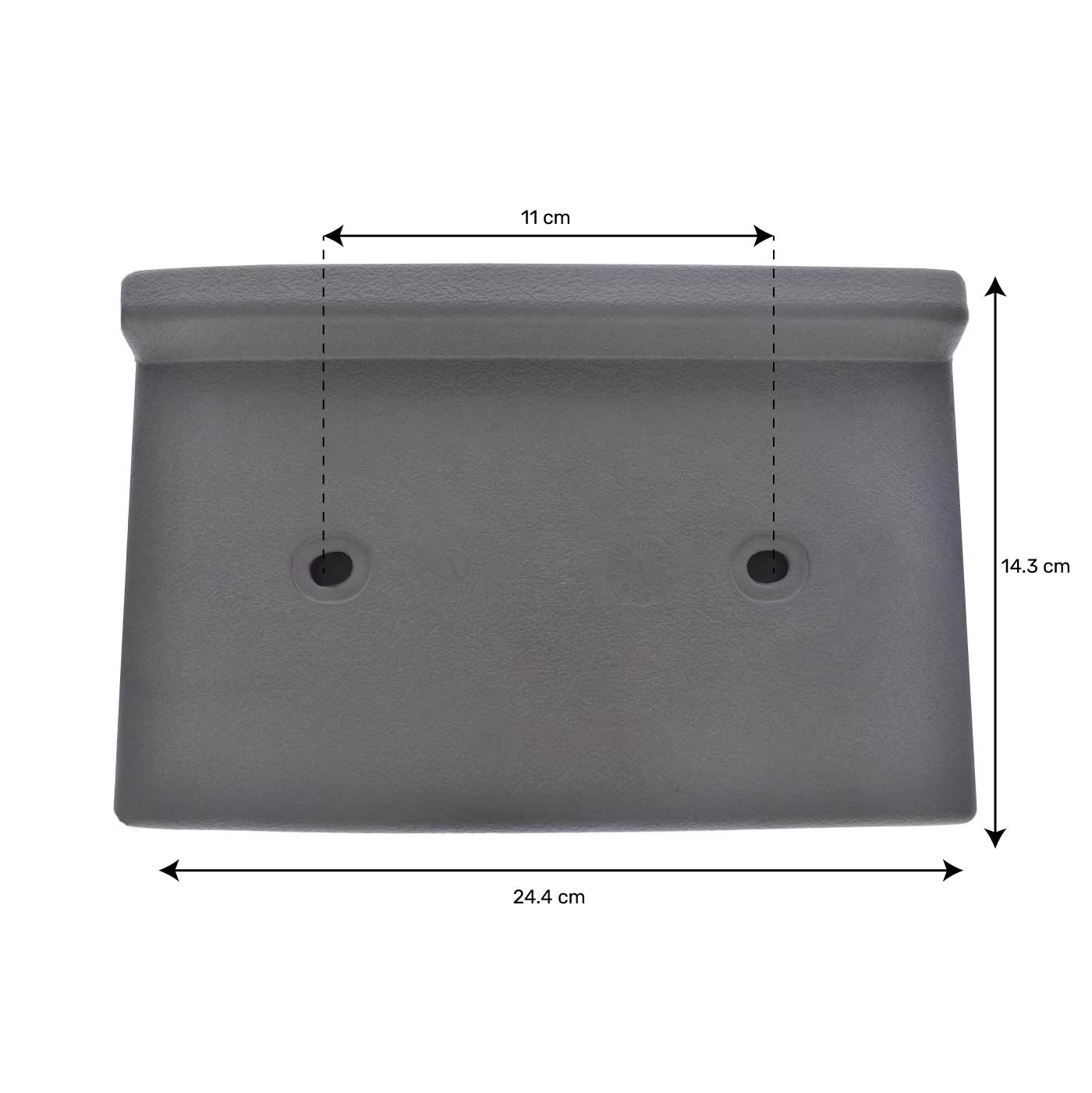 Straight headrest light grey