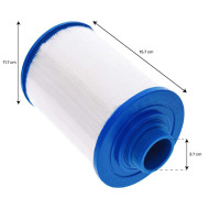 Whirlpool-Filter PFF25TC-P4 für Freeflow-Whirlpools