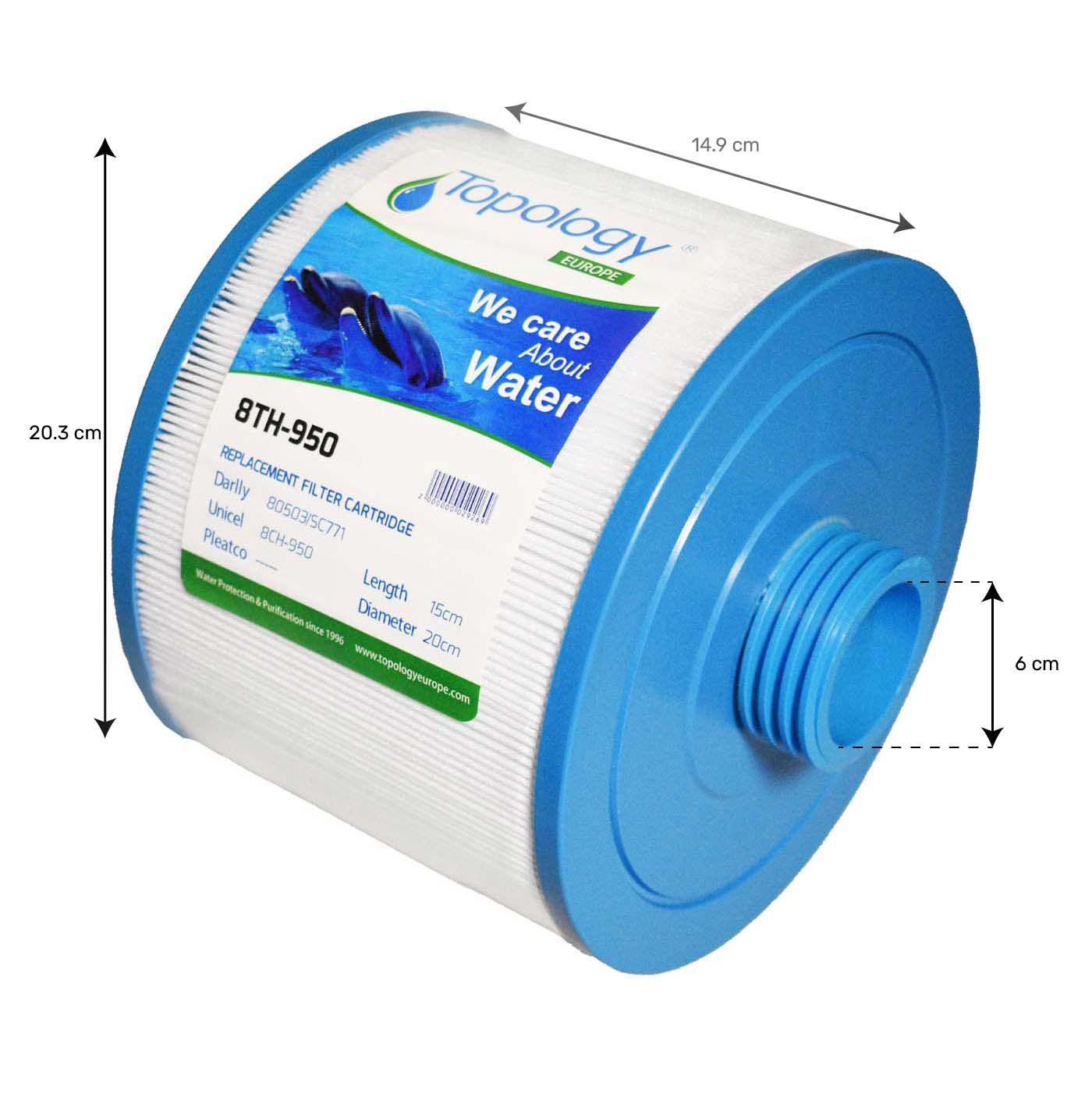 Filtre spa (80503 / 8CH-950 / FC-0536 / PBF50)