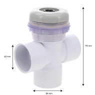 2" (60mm) Gray Pump Reversing Valve Alpha Series