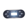 Overlay for TP600 Control Panel Jets-Aux-Flip-Warm-Light-Cool