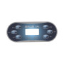 Autocollant pour clavier TP600 Jets1-Jets2-Aux-Warm-Light-Cool