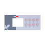 Autocollant pour clavier TSC-4 9916-100094