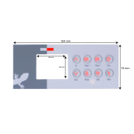 Autocollant pour clavier TSC-4 9916-100094