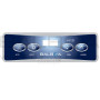 Overlay for VL401 Control Panel Jets-Light-Cool-Warm