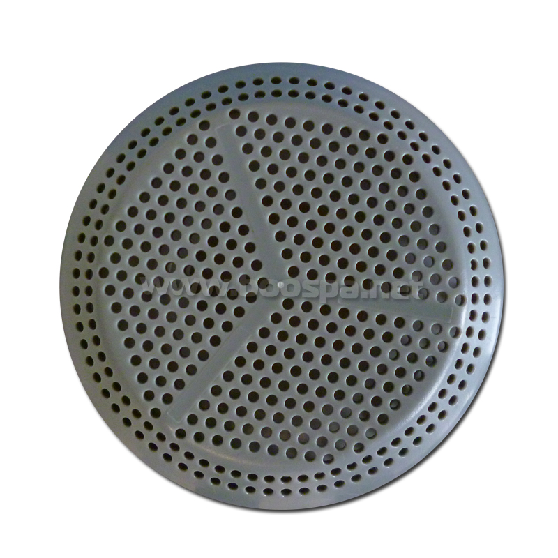 Bonde d'aspiration 5 pouces ABS gris Sans raccord Bonde d'aspiration 5 pouces ABS gris Sans raccord