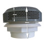 Bonde d'aspiration 5 pouces ABS gris Sans raccord