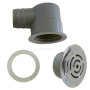 55mm Discharge Fitting PVC