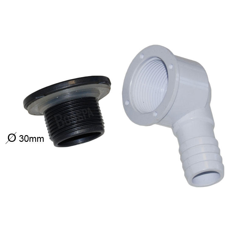 ABS Outlet fiting in 3/4'' Noir ABS Outlet fiting in 3/4'' Noir
