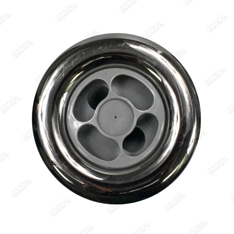 Buses en 5 pouces ( 128mm ) Twin Roto ( jet double rotatif ) Façade Alpha INOX