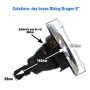 Buses en 5 pouces ( 128mm ) Jet directionnel Inox smooth ( lisse )