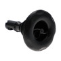 2.5 Inches Jets (63 mm) Roto (rotary jet) Black scalloped ABS