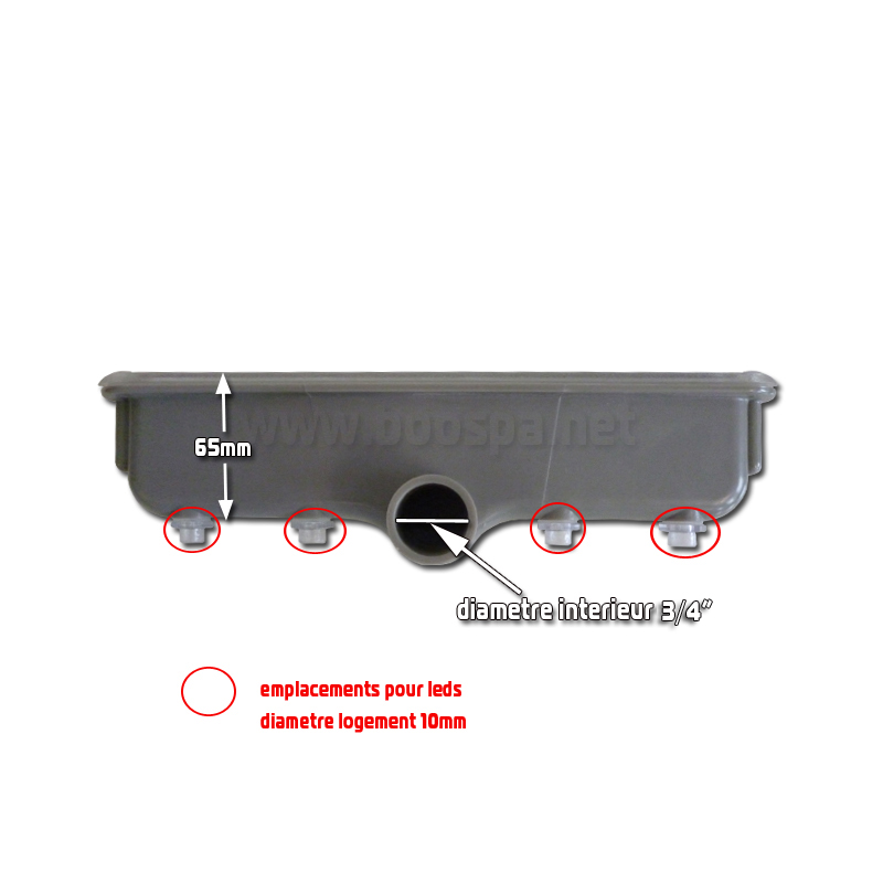 Cascade LED 30cm Translucide