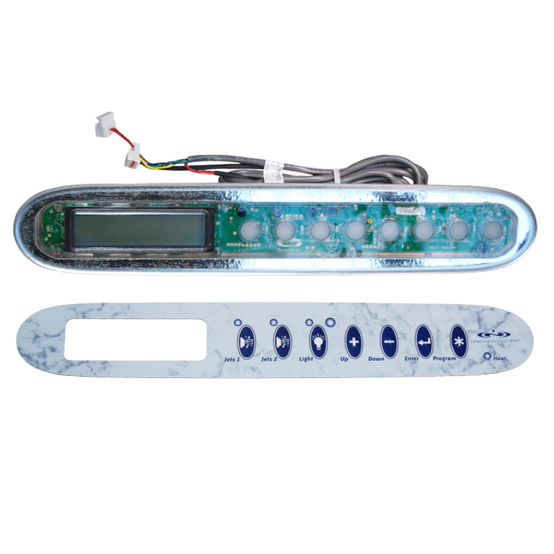 Clavier 01580-0001 - 1/2/3 pompes pour Spa Dimension One® Avec autocollant : 01560-350 Clavier 01580-0001 - 1/2/3 pompes pour Spa Dimension One® Avec autocollant : 01560-350