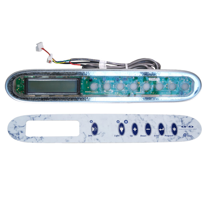Clavier 01580-0001 - 1/2/3 pompes pour Spa Dimension One® Avec autocollant : 01560-351 Clavier 01580-0001 - 1/2/3 pompes pour Spa Dimension One® Avec autocollant : 01560-351