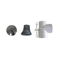 Whirlpool-Aromatherapie-Diffusor für Rohrleitungen 1,5" INOX