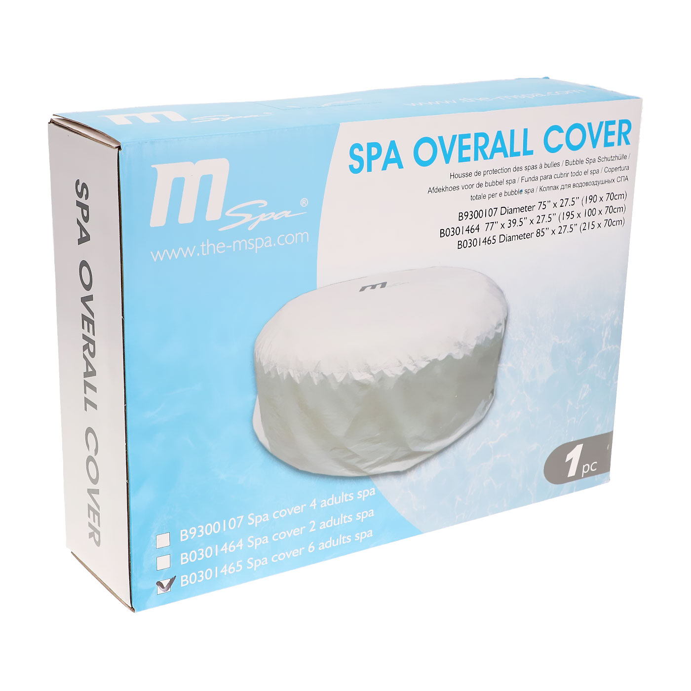 Housse de protection spa gonflable MSPA Spa MSPA 4 places
