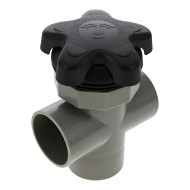 1.5-inch Black Lotus pump diverter with LED ring