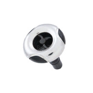 Whirlpool-Düse-Serie Handsome Jade 2,5 Zoll (64 mm) Doppelrotations-Düse zum Schrauben - LVJ