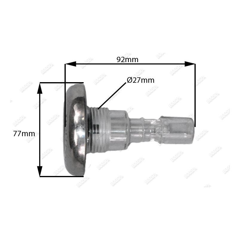 Jet 3" (77mm) pour spas Volition Jet directionnel,Twin roto Twin roto