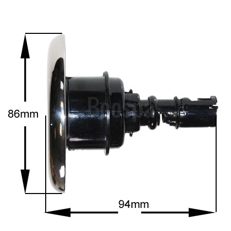 Jet 3.5" (86mm) Directionnel INOX Jet à visser