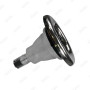 Jet 5 pouces (128mm) à LED Twin Roto ( jet double rotatif ) Inox smooth ( lisse )
