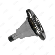 Whirlpool-Düse LED 5" (128 mm) Richtungsdüse zum Schrauben - Glatter Edelstahl